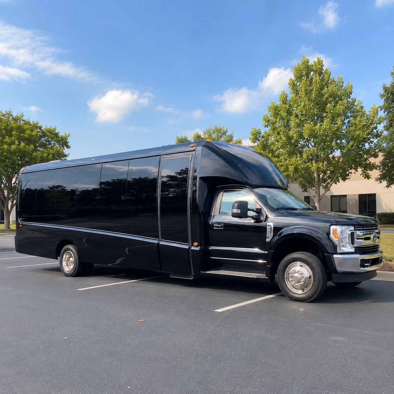 charter buses for large prom groups heading across salt lake county