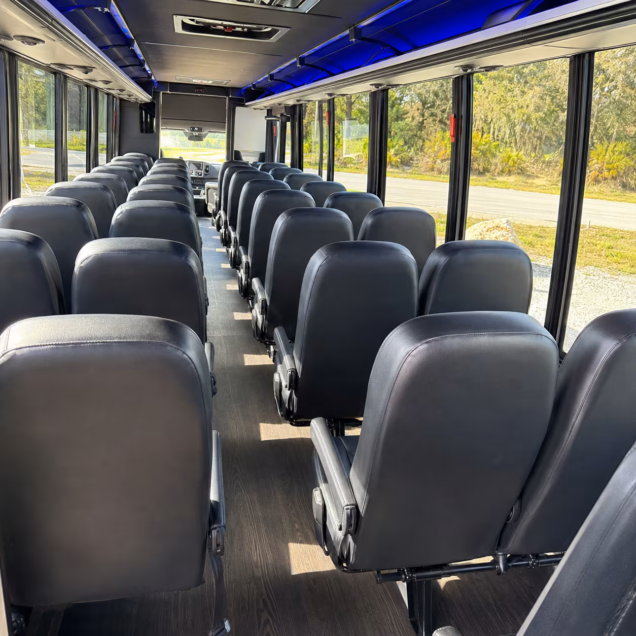 taylorsville 25 passenger minibus inside