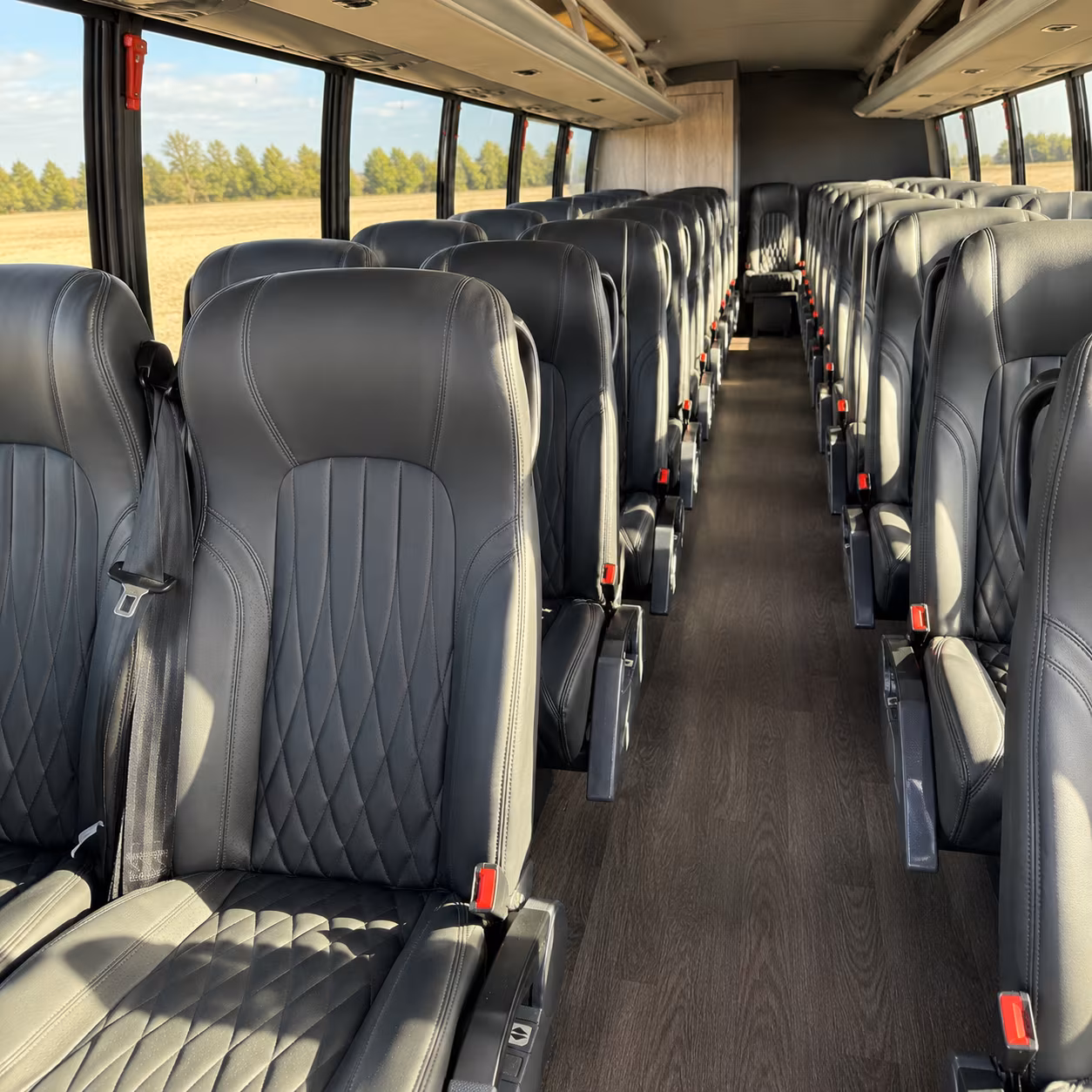 taylorsville 28 passenger minibus interior