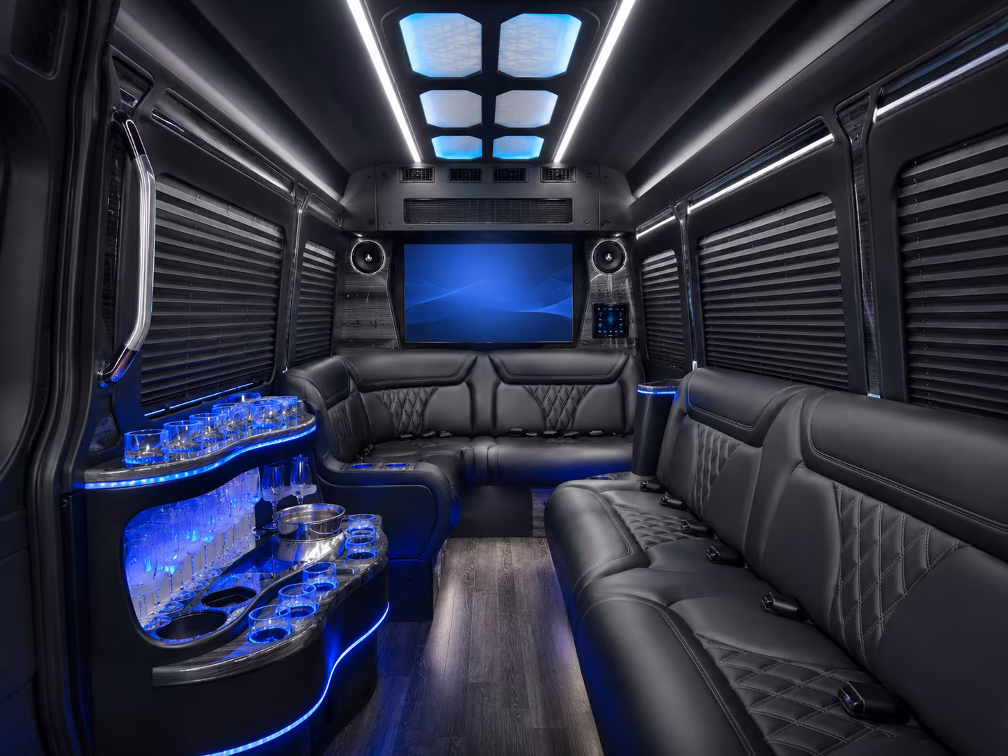 taylorsville 30 passenger party bus interior