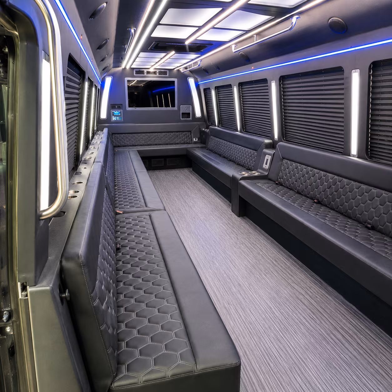 taylorsville 40 passenger party bus interior