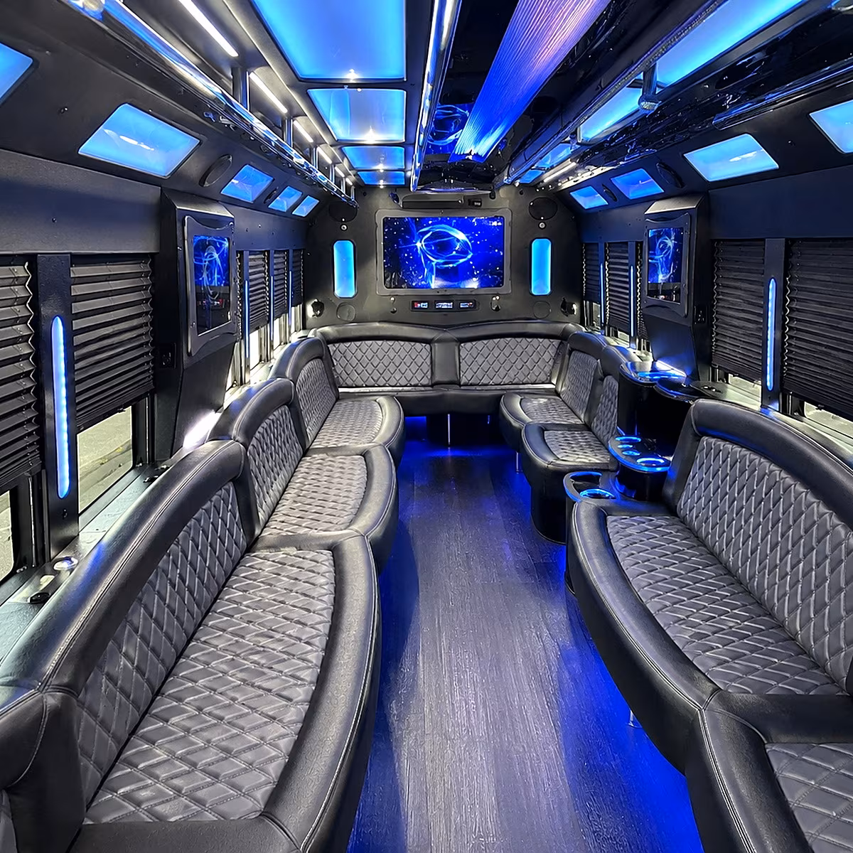 taylorsville 50 passenger party bus interior