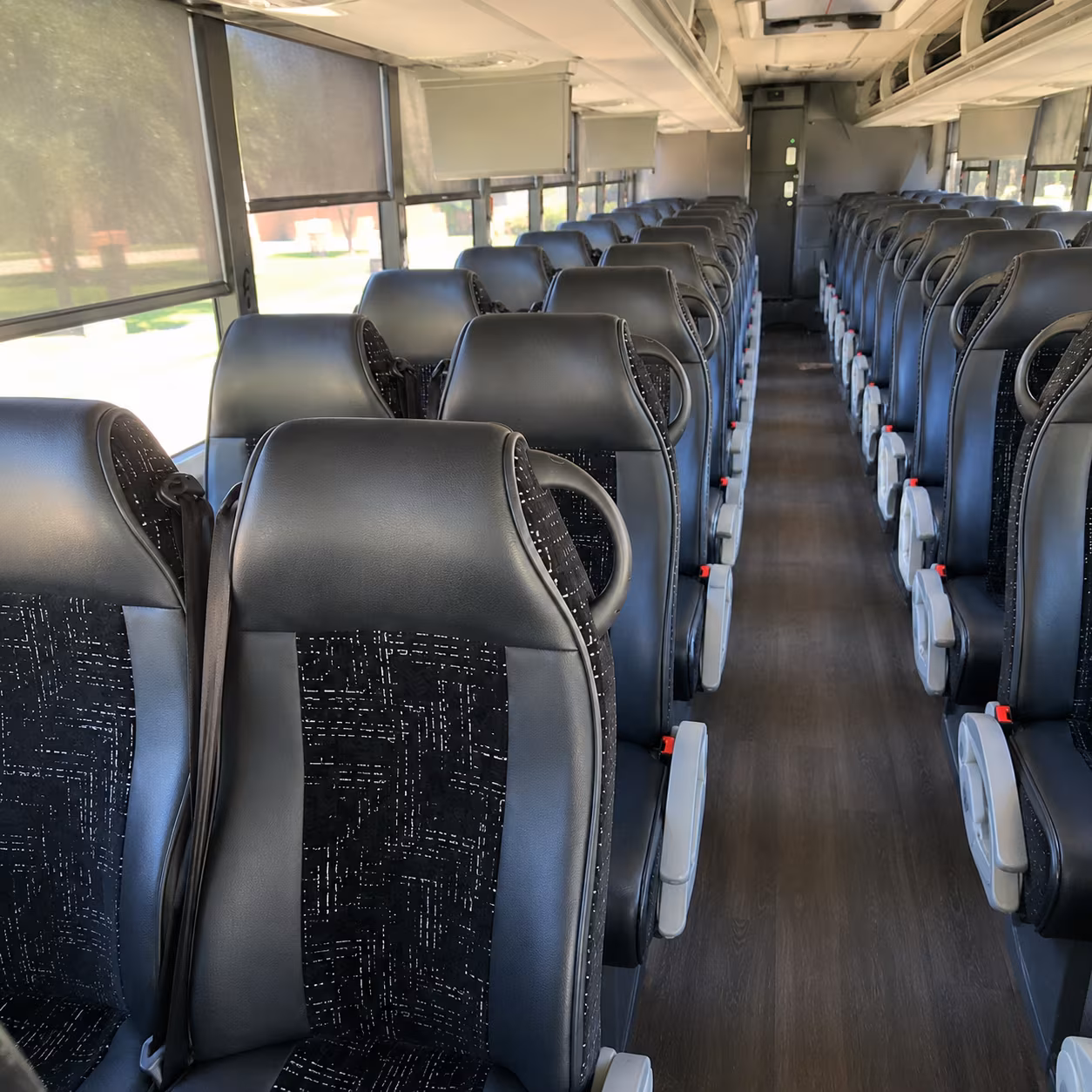taylorsville 56 passenger charter bus inside