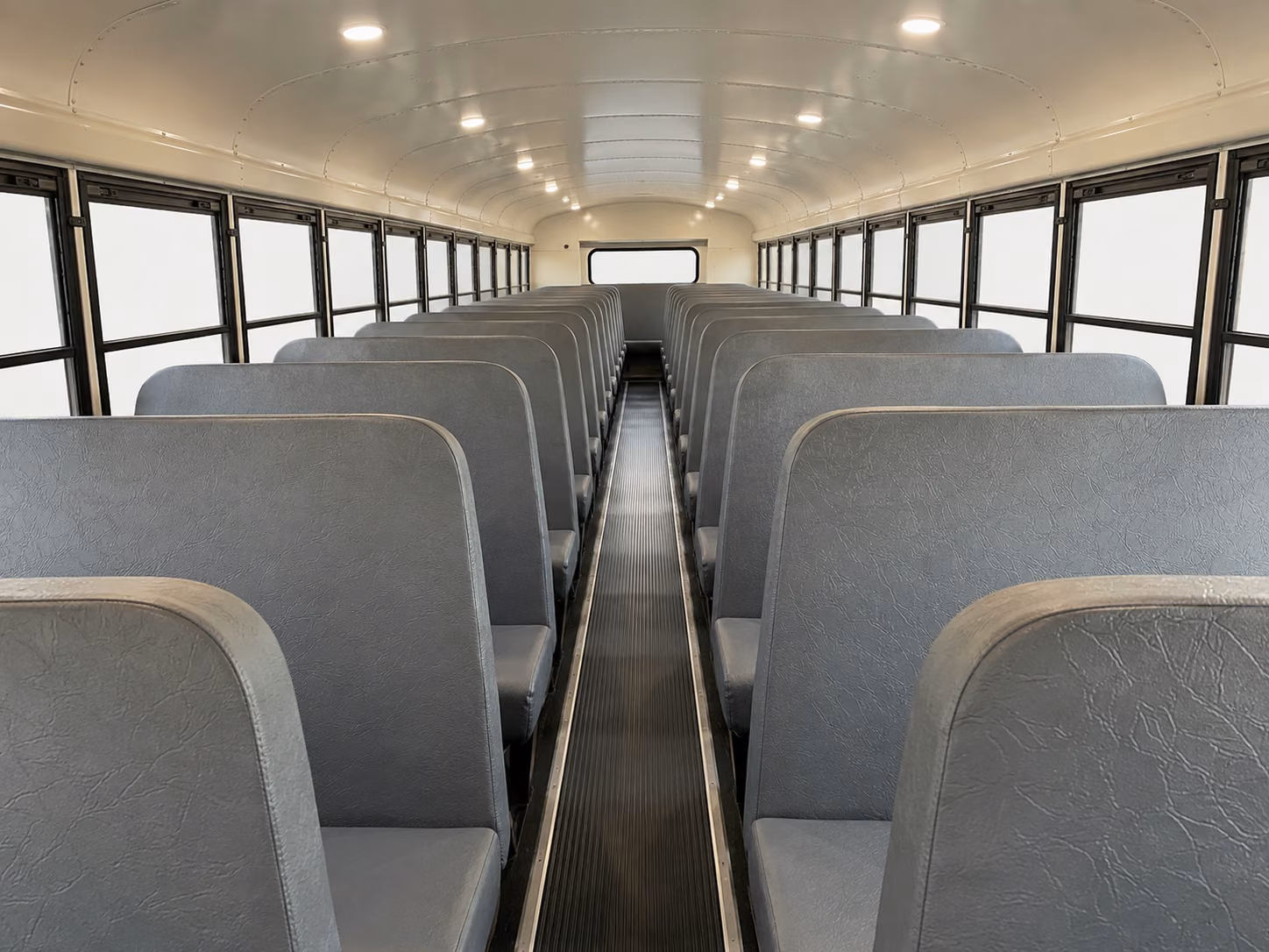 taylorsville school bus inside