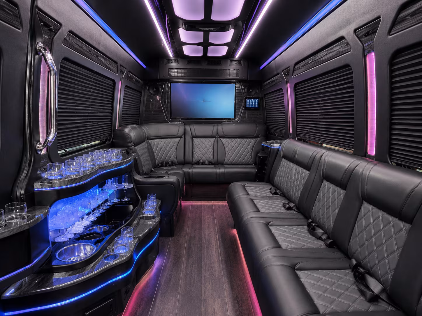 taylorsville sprinter limousine inside
