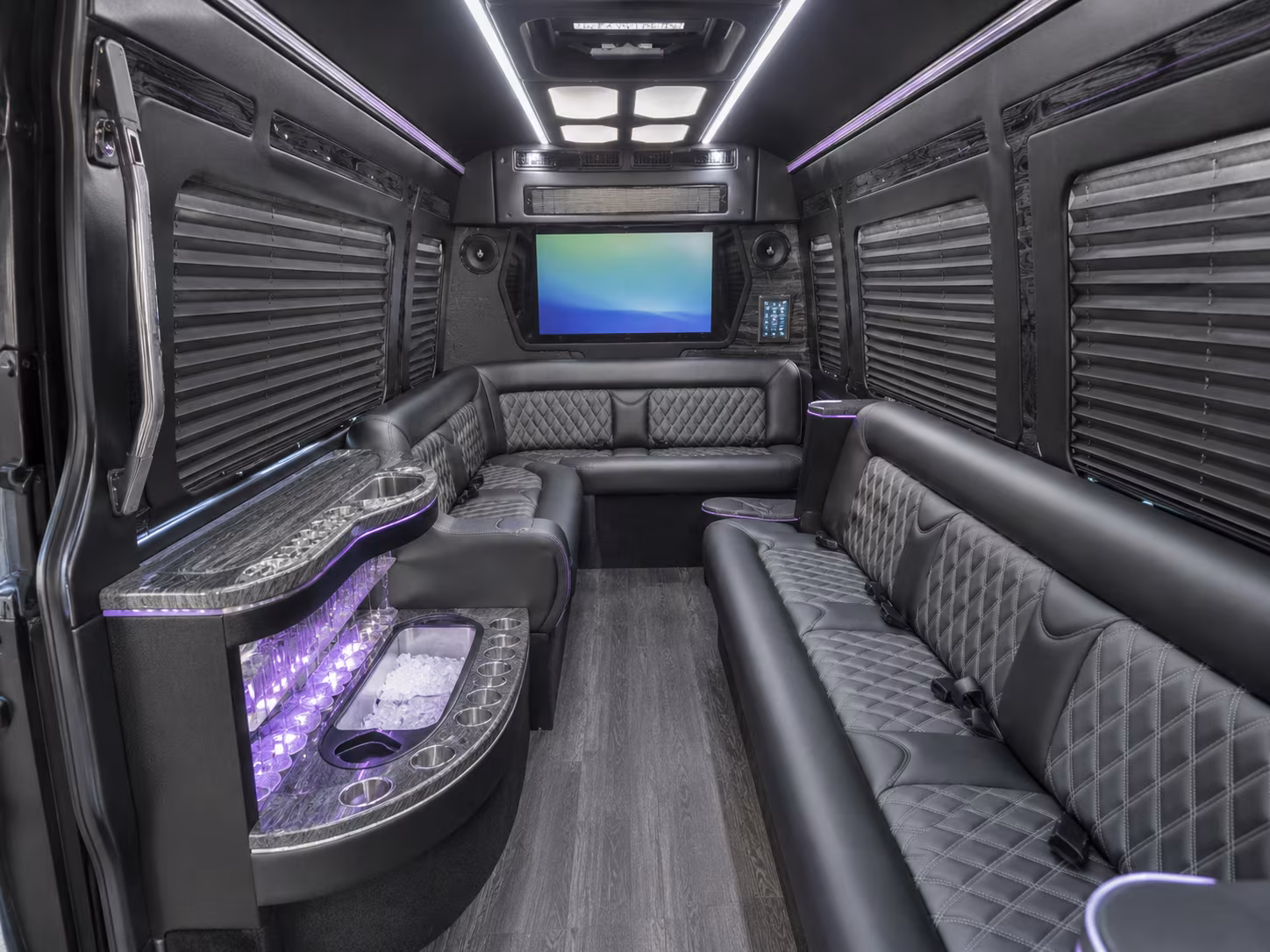 taylorsville sprinter limousine interior