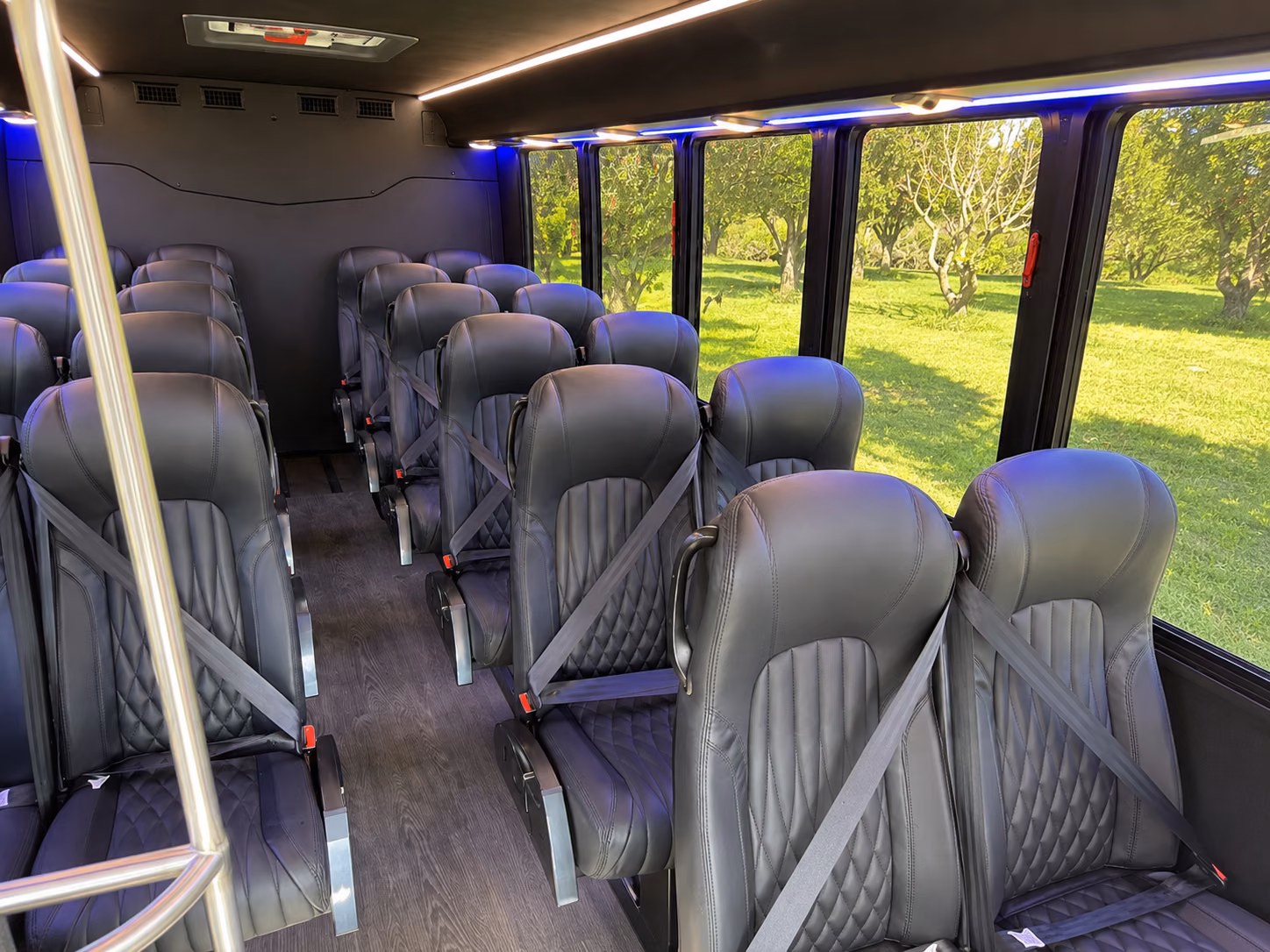 taylorsville wedding transportation onboard seating